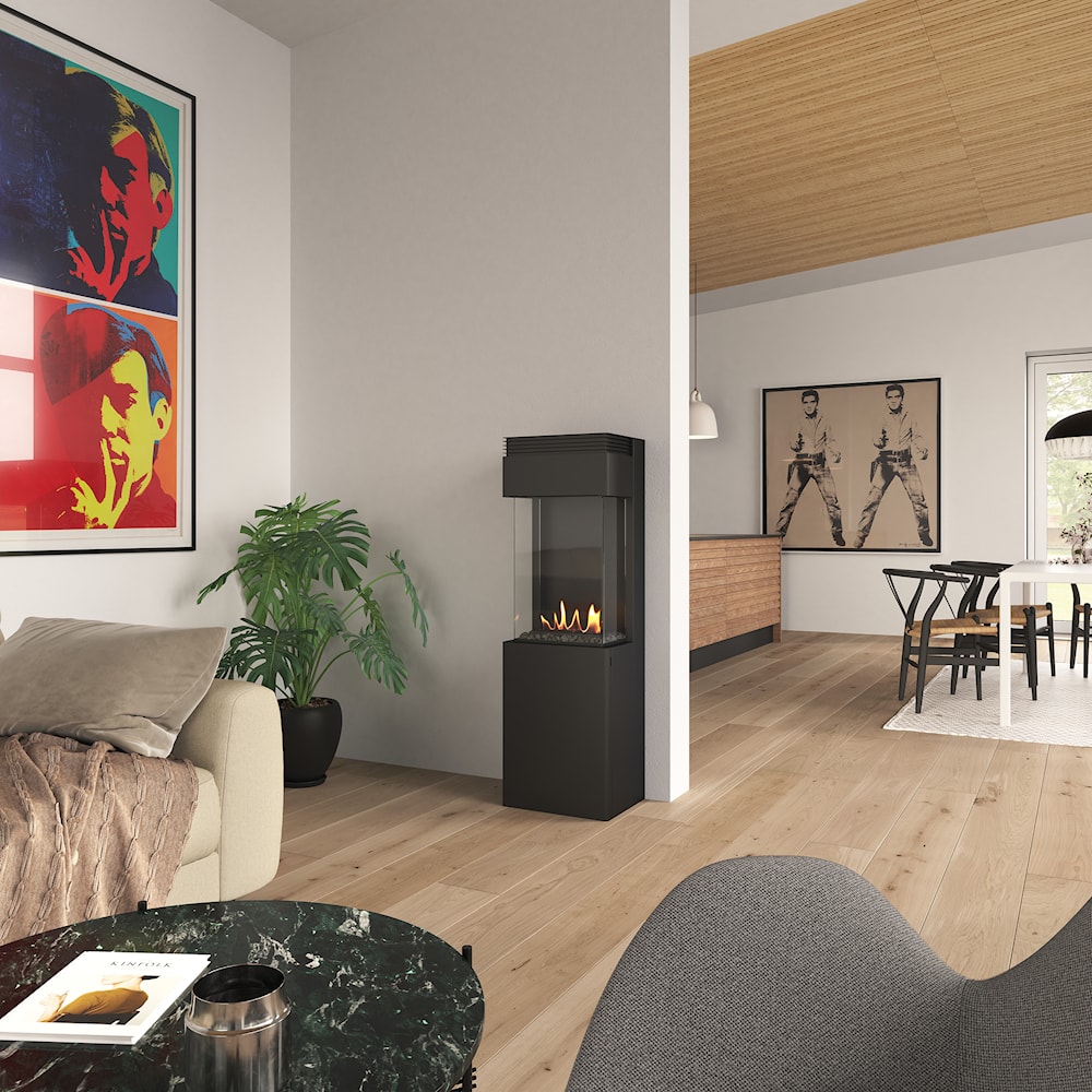 TermaTech Biotronic 400 Bioetanolkaminer & elkaminer miljöbild